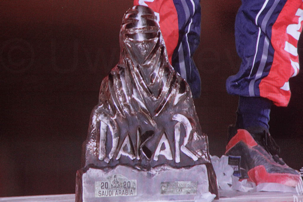 Siegerehrung Dakar 2020